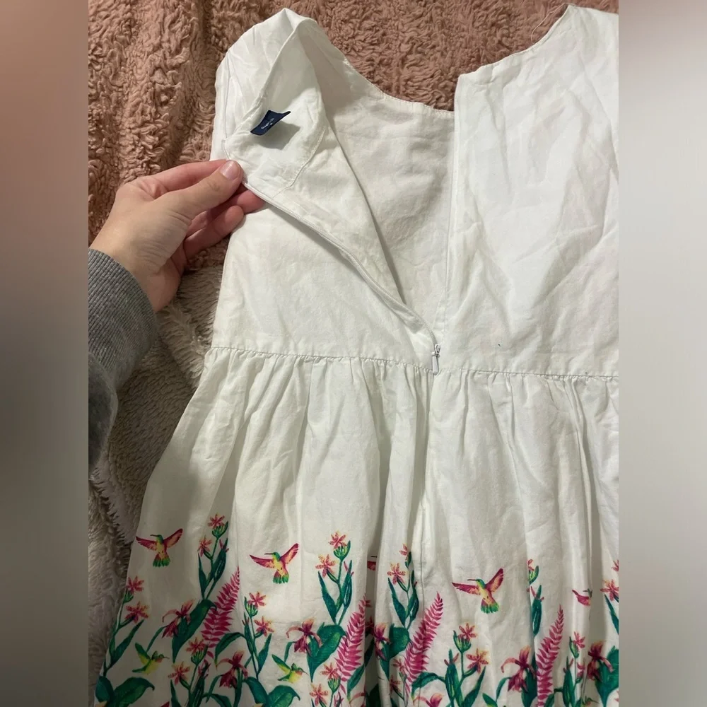 Gap Kids Floral Hummingbird Spring Dress